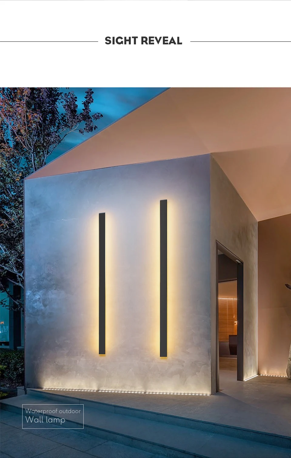 Luminárias de parede externas