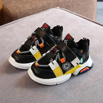 

2020 New Autumn Children's Shoes Boys Breathable Lightweight Sports Shoes Casual Fashion Wild Girls Board Shoes Toddler Shoes