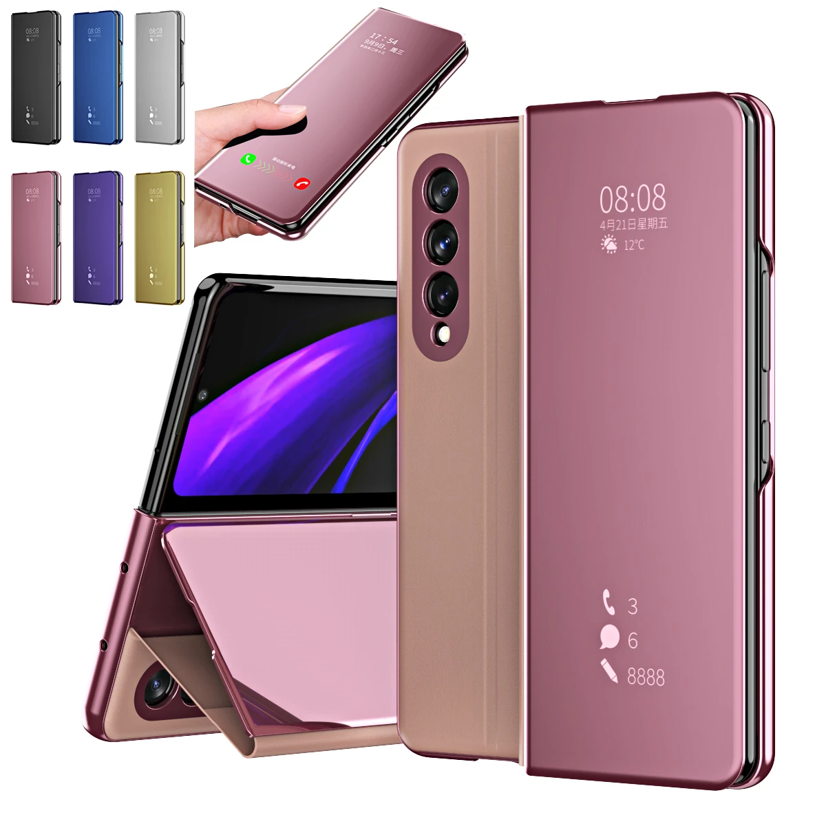 Coque Z Fold 3 5g Funda Flip Case For Samsung Galaxy Z Fold 2 W21 Mirror Clear View Pu Leather Shell Phone Case Cover W22 Capa Mobile Phone Cases Covers Aliexpress Coque Z Fold 3 5g Funda Flip Case For Samsung Galaxy Z Fold 2 W21 Mirror Clear View Pu Leather Shell Phone Case Cover W22 Capa Mobile Phone Cases Covers Aliexpress