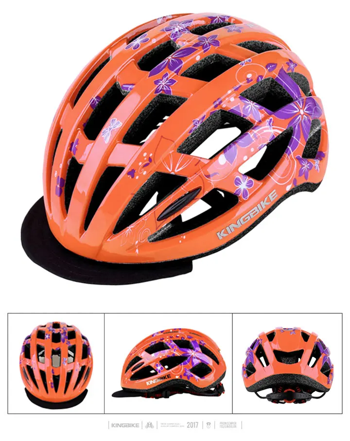 KINGBIKE велосипедный шлем MTB дорожный велосипедный шлем с солнцезащитным козырьком Сверхлегкий дышащий в форме Открытый спортивный шлем для взрослых женщин