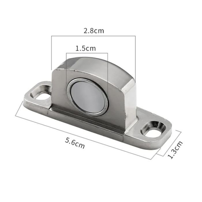 Дверной ограничитель анти-столкновения напольный держатель дверной стопор стоп-фиксатор Магнитный Невидимый из нержавеющей стали- M25