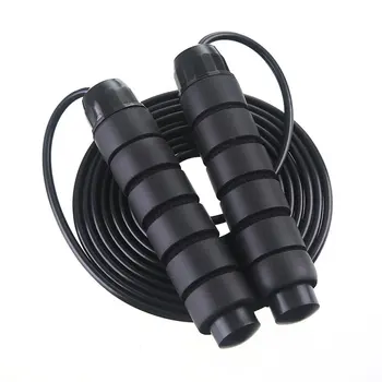 

Fitness Skipping Rope Thickened Rubber Coated Steel Wire Weight-Bearing Jump Rope Wire Rope 1pcs