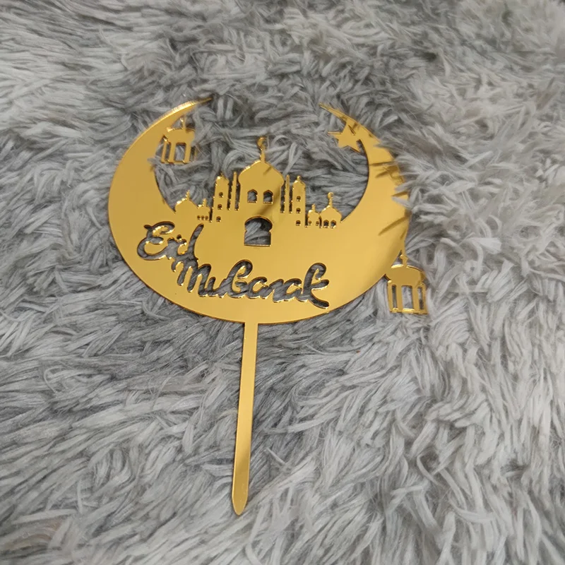 Decoration Anniversaire Gateau Kryzalite Déco Gâteau Anniversaire - Lot De 16 Pièces Acrylique Doré (Chiffres 0-9) Lot Gateaux