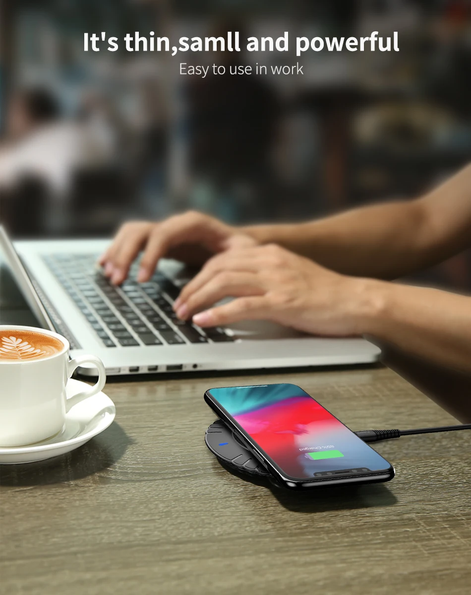 FLOVEME Qi Беспроводное зарядное устройство 10 Вт быстрая Беспроводная зарядка Usb зарядное устройство для телефона для iPhone 8 11 Pro XS Max XR для samsung S10 S9 S8