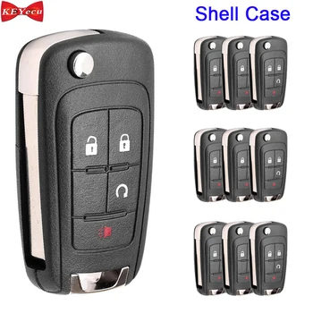 

KEYECU 10pcs for GMC Terrain for Chevrolet Camaro Cruz Equinox Impala Remote Shell Case Fob for OHT01060512