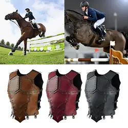 Horse Riding Vest, Equestrian Body Protector Vest | Horse Riding Training Waistcoat Body Safety Vest for Unisex Adults, M