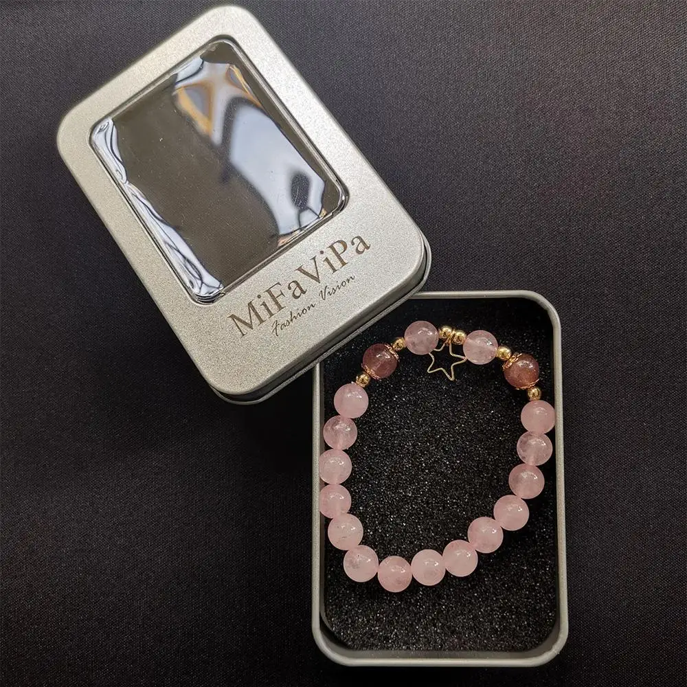 Handmade Natural Stone Lotus Ohm Buddha Beads Bracelet Pink Zebra Stone Lotus Charm Bracelet for Women Men Yoga Jewelry Gifts (8)