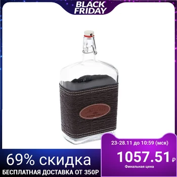 

A bottle with a cork "Magarych. Viking ", 1.75 l, brown leather