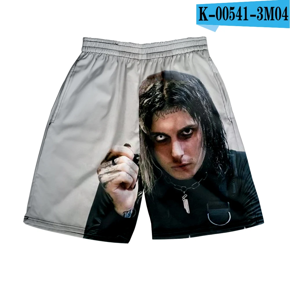 Мужские 3D шорты Ghostemane, 3D бордшорты, летние новые свободные шорты, мужские короткие штаны в стиле хип-хоп, домашняя одежда, уличная одежда - Цвет: Армейский зеленый