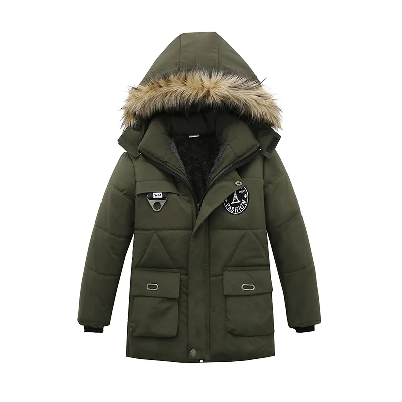 Плотная детская одежда из хлопка Новое Стильное пальто для мальчиков AliExpress хлопковое пальто