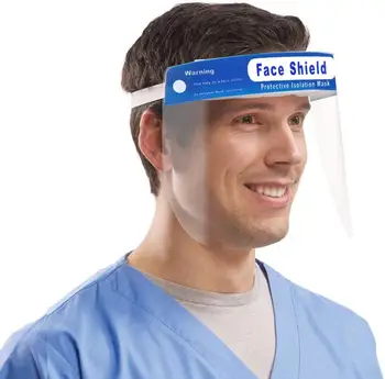

Safety Face Shield Reusable Full Face Transparent Breathable Windproof Dustproof Hat Shield to Protect Eyes and Face