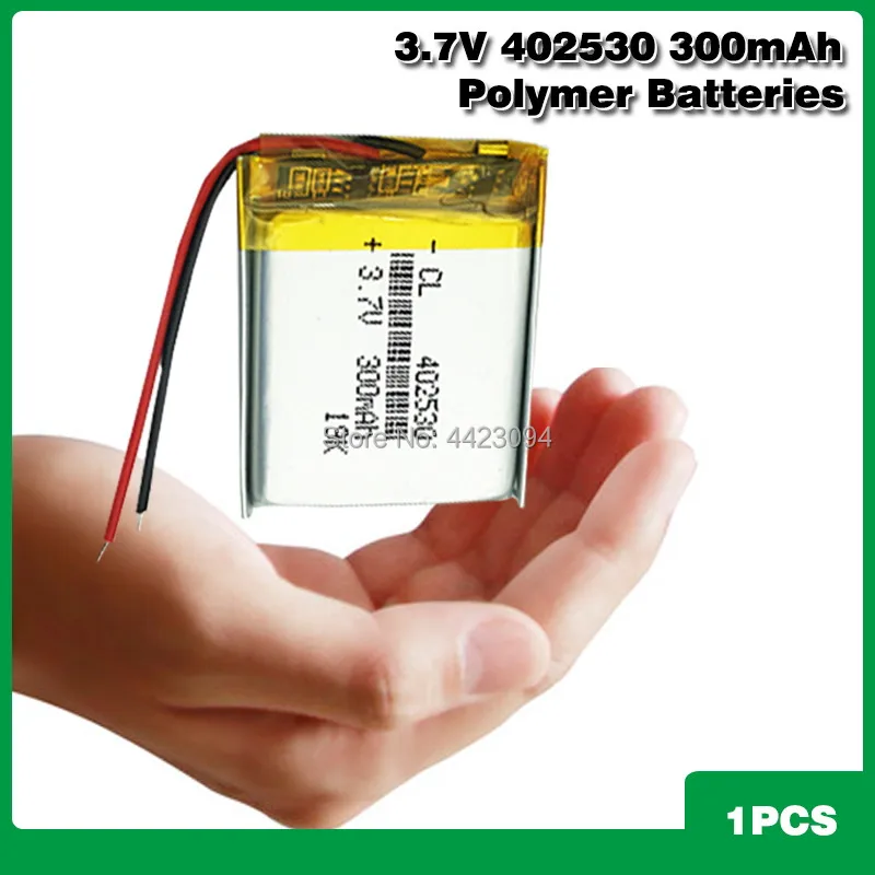 3 7 v 402530 300mAh литий-полимерный аккумулятор для Mp3 Mp4 Gps PDA Smart Watch PSP Radio Speaker Li-Ion Lipo Battery |