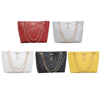 

New Fashion Handbags Solid Color Women Handbags PU Leather Casual Top-handle Bags Large Capacity Tote Leisure Daily Shopping