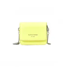 neon yellow mini bag