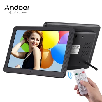 

Andoer 8 Inches LED Digital Photo Frame Remote Control Desktop Electronic Album Music/Video/Photo Player/Alarm Clock/Calendar
