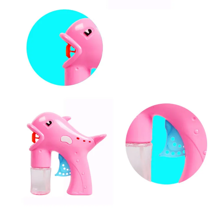 Gallop Cheng Bubble игрушки ручной дуя Bubble игрушки большой размер полуавтоматический Дельфин инерционный Bubble пистолет