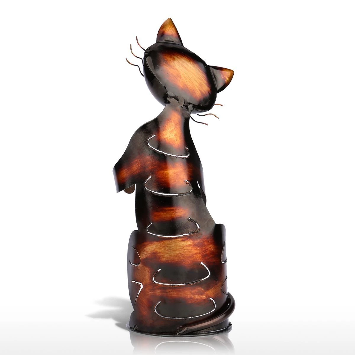 TOOARTS Cat стеллаж для вина держатель Полка Металлическая практичная скульптура Винный Стеллаж украшение дома интерьерные изделия Рождественский подарок