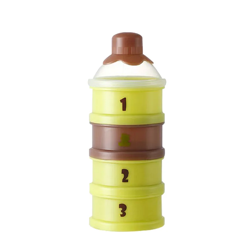 

Small Polar Bear Infant 09187 Portable Milk Container Storage Box Large Capacity Four Layer Separately Packed Case Separate Adju
