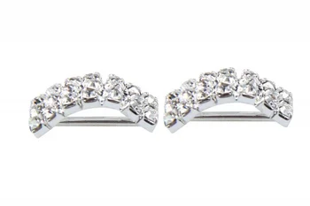 

50Pcs Charming Diamante Rhinestone Buckle Slider Ribbon Wedding Decoration