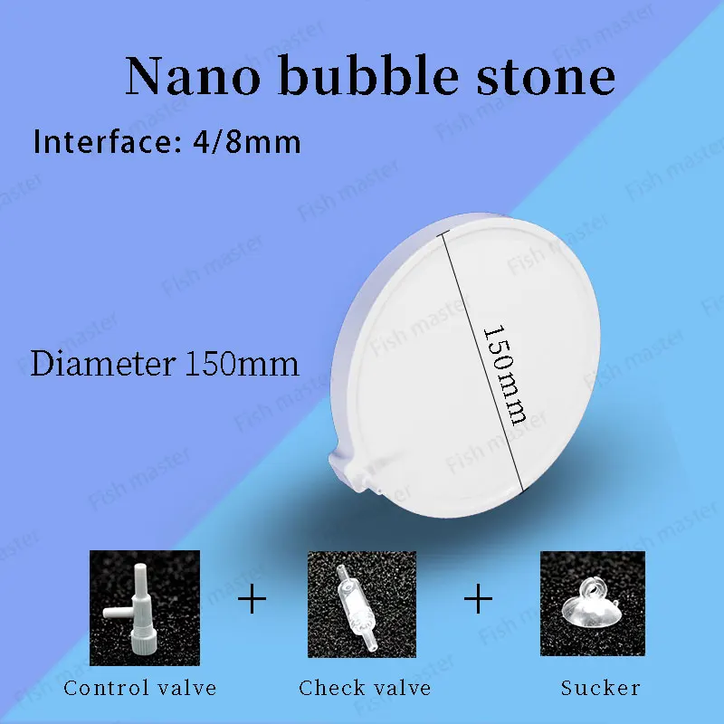 Aquarium Ornament Nano Air Bubble Stone Diffuser Atomizer tube Oxygen Pump for Fish Tank Aerator Hydroponic Aquarium Accessories 