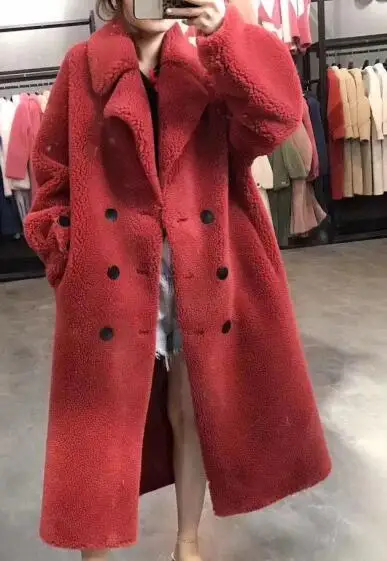 color 2 ZiZhen зернистая шерсть длинный Тренч пальто с поясом с отложным воротником Зимние теплые женские карманы, 191107-1, WZ1952 - Цвет: color 2