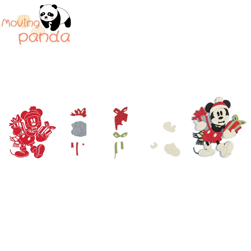 

Christmas mouse Metal cutting dies stencils for DIY Scrapbooking/photo album Decorative Embossing DIY Paper Cards
