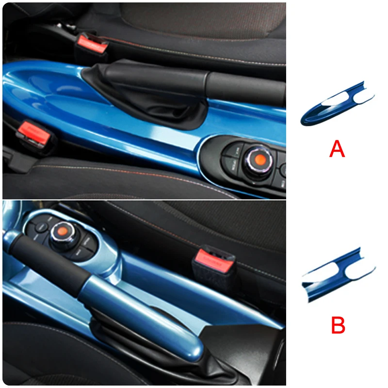 

Car Handbrake Decorative Panel ABS Plastic Protect Cover For MINI ONE Cooper S F55 F56 F57 Car Accessories Interior Styling
