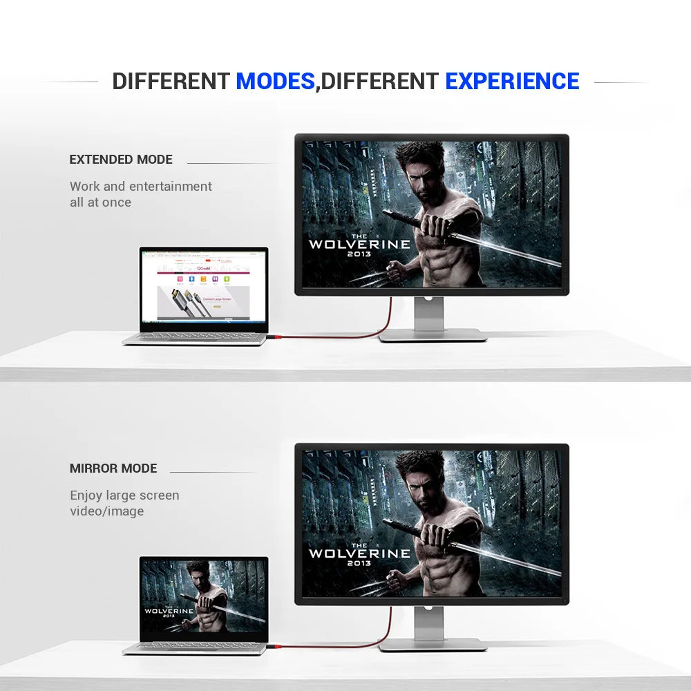 QGeeM USB C к HDMI Кабель 4K 60 Гц Тип переходник Thunderbolt 3 конвертер для MacBook Pro 2019 2018 2017 Huawei