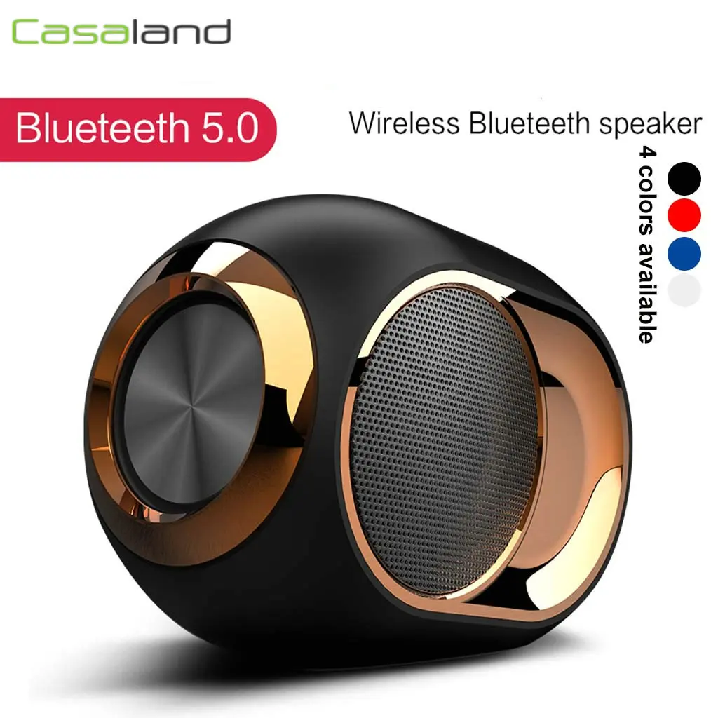 Портативный динамик Blueteeth 5 0 Casaland X6 Беспроводная мини Колонка TWS с Hi Fi басами