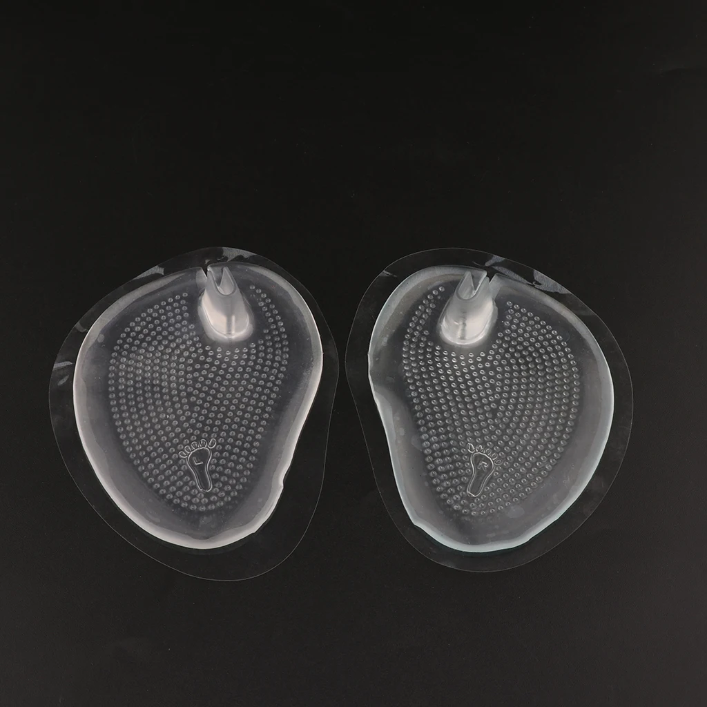 

Pair of Metatarsal Foot Pads, Gel Cushion with Toe Separator, Supports Metatarsalgia, Mortons Neuroma