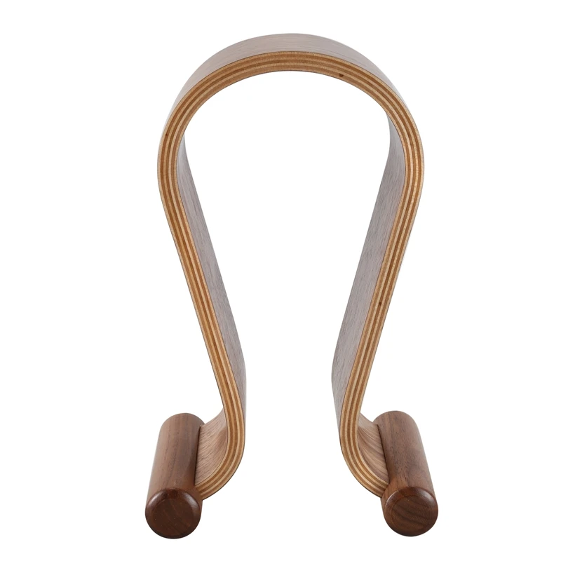 Universal Wooden Headphone Stand Headphone Headset Hanger Wall Hook PC Monitor Earphone Stand Rack Holder Stand Bracket