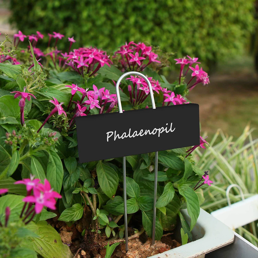 10pcs Insertion Label Home Garden 10inches Greenhouse Large Faced Angled Practical Nursery Tag Yard Reusable Plants Marker Metal Plant Markers Aliexpress