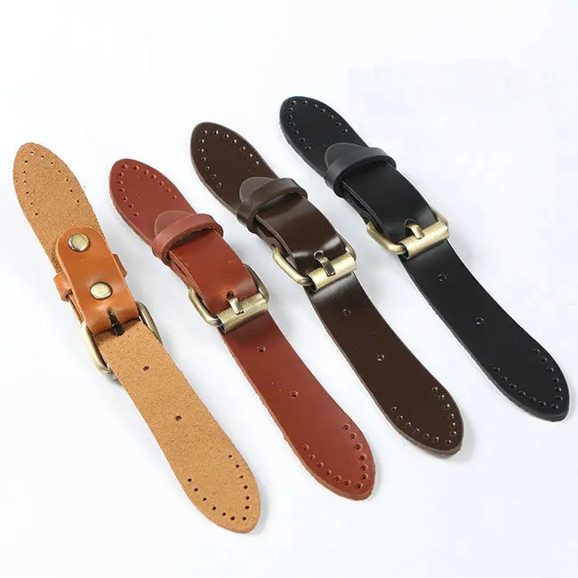 Classic first layer cowhide buckles leather buckle DIY bag Handmade cloth art handbags luggage accessories 2pcs/lot