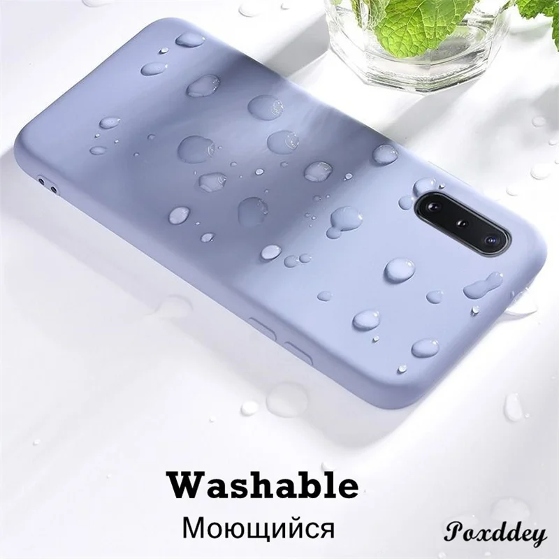 Оригинальный чехол из жидкого силикона для Honor 30 20 10 9 8 Lite 10i ...