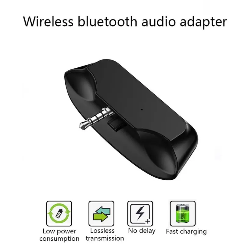 Wireless Bluetooth 5 0 AUdio Adapter 3 5mm Headphone Headset Receiver for PS4
