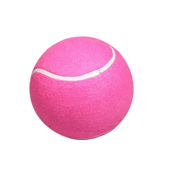 

8 Inch 9.5 Inch Inflatable Tennis Ball Large Signature Tennis Rose Red Children Flannel Tennis Ball