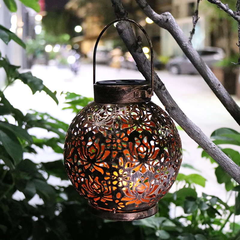 Солнечные фонари наружный подвесной солнечный светильник s декоративный цилиндр