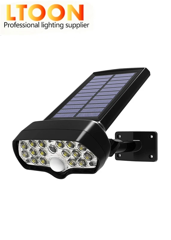 Nieuwe Солнечная 16Corey Led PIR Bewegingssensor Lichten наружная Водонепроницаемая Ip65 Muur Солнечная licht Voor Tuin дворовая лампа аварийная