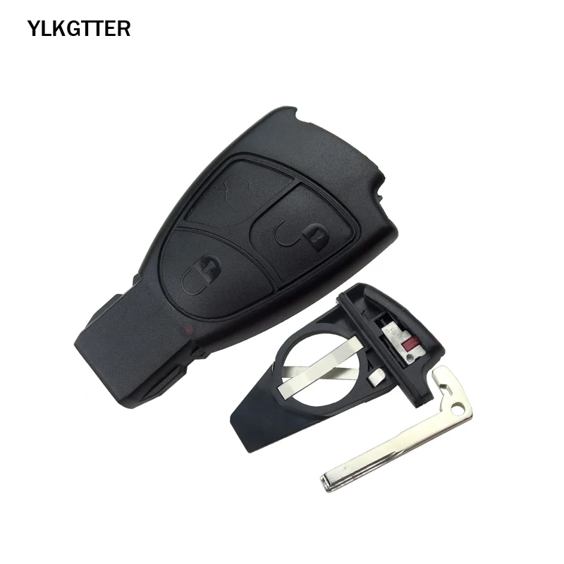 YLKGTTER 3 кнопки Автомобильный ключ для Mercedes Benz C B E класс W203 W211 W204 YU BN CLS CLK Замена дистанционного ключа Оболочка Чехол