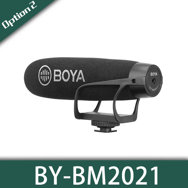 BOYA BY-MM1 BY-BM2021 BY-BM3011 BY-BM3030 BY-BM3031 BY-BM3032 микрофон Камера видео Mic для цифровой зеркальной камеры Canon Nikon sony DSLR камера видеокамера - Цвет: BY-BM2021