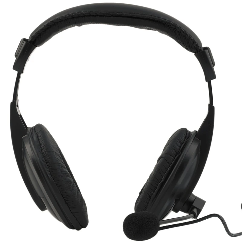 750 Headset Computer Headset Headset with Wire Controlled Microphone 3 5 mm Gaming Headset Adjustable
