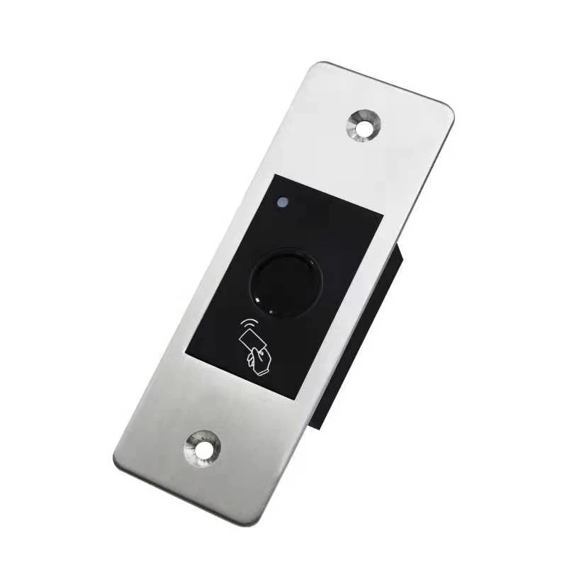 125KHZ Metal Access Control Waterproof Embedded RFID Reader Keyless Door Opener Fingerprint Access Control All-in Machine