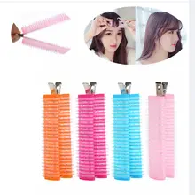 1 unidad de rizos mágicos a la moda versión de artefacto de flequillo de aire rizos rodillos de giro fácil Dispositivo de rizado utensilio de peluquería
