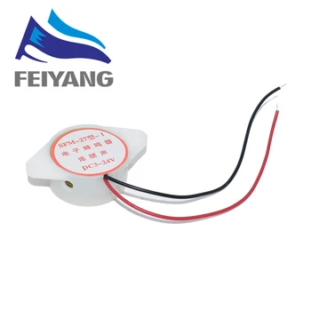 

10PCS 95DB Alarm High-decibel 3-24V 12V Electronic Buzzer Beep Alarm Intermittent Continuous Beep for Arduino SFM-27
