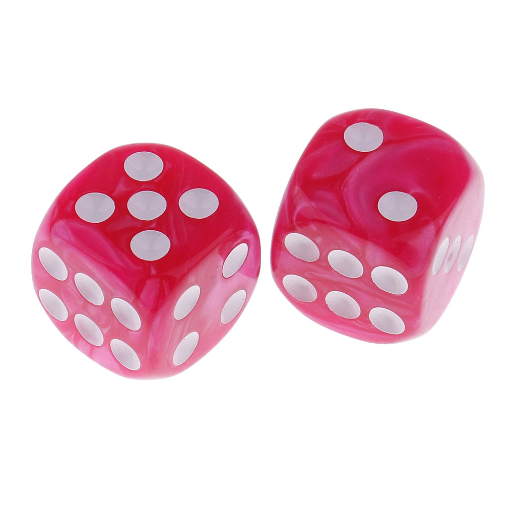50 Pieces 6 Sided Spot Dices Digital D6 Dices for Party Bar Card Game Props D&D MTG RPG Gaming