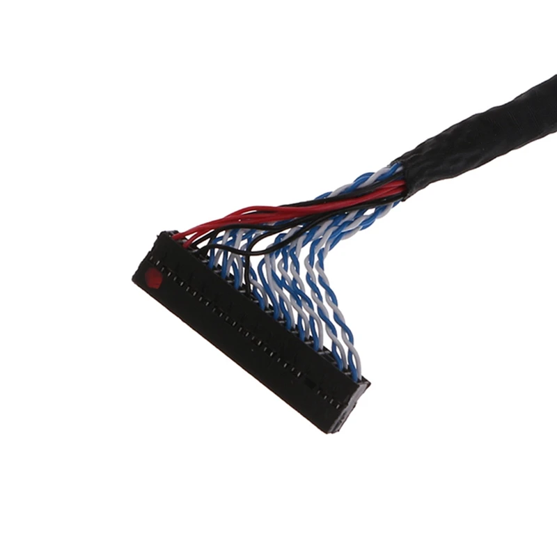 8 Bit LVDS Cable FIX 30 Pin 2ch For 17 26inch LCD LED Panel Controller 25cm 5