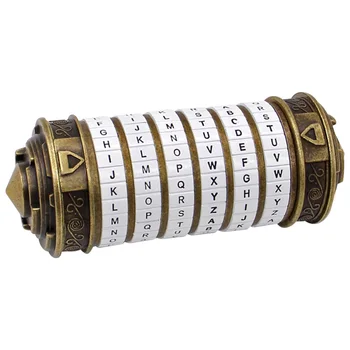 

Wedding Cylinder Lock Letter Password Retro Potable Birthday Gifts Anniversary Valentine's Day Lovers Interesting Code Open