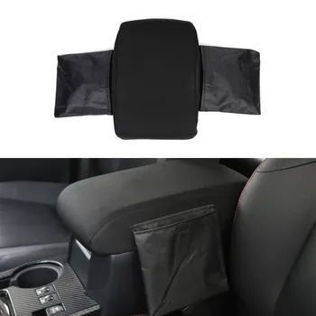 

Car Inner Armrest Pad Velvet Cover with Pockets for Toyota 4 Runner 2017-2020 Auto Styling Accessories