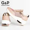 Brand Sneakers Women Breathable Shoes New Design 2022 Casual Platform Wedge Fashion Sneaker With Zipper Easy to Wear ► Photo 2/6