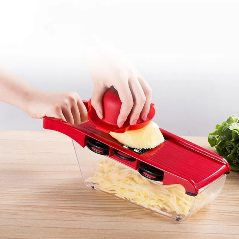

Multifunctional Adjustable Spiral Manual Slicer Mandoline Slicer Cutter Potato Fries Fruit Vegetable Tools